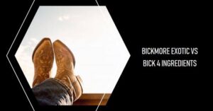 Bick 4 vs Bickmore Exotic Ingredients