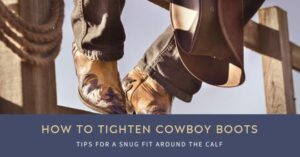 can you make boots tighter around calf