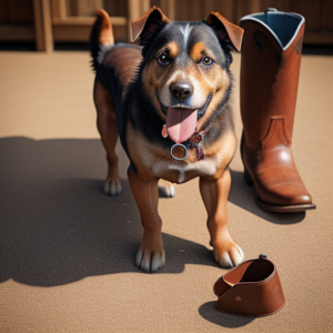 how to fix dog chewed leather boots