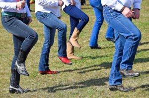 Levi's 541 with cowboy boots