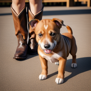 my dog chewed my cowboy boots