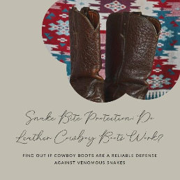 can rattle snakes bite through leather boots?