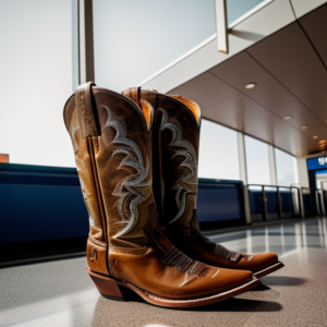 can you wear cowboy boots in an airport