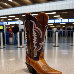 can you wear steel toe boots through airport security