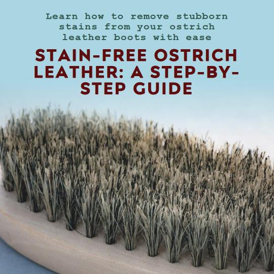 how to remove stain from ostrich leather?