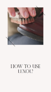 how do you clean leather with lexol?
