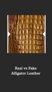 real vs fake alligator leather boots